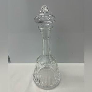 Lead Crystal Lidded Decanter